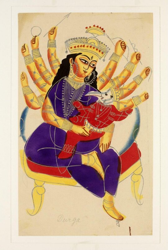Durga and Ganesha