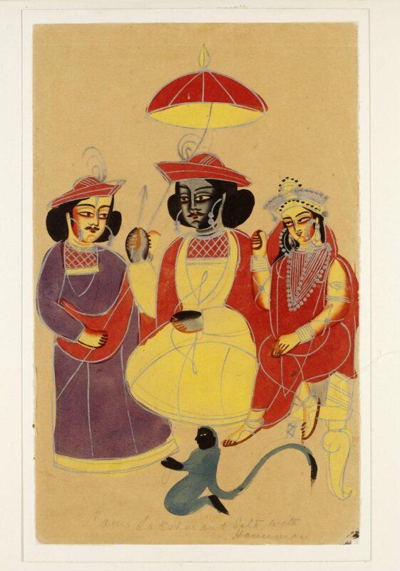 Rama, Lakshmana and Sita