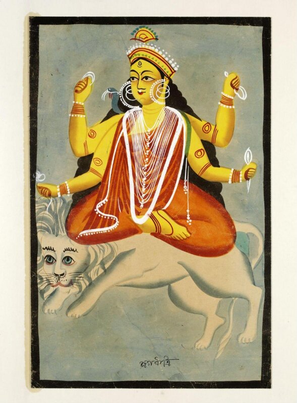 Durga as Jagaddhatri