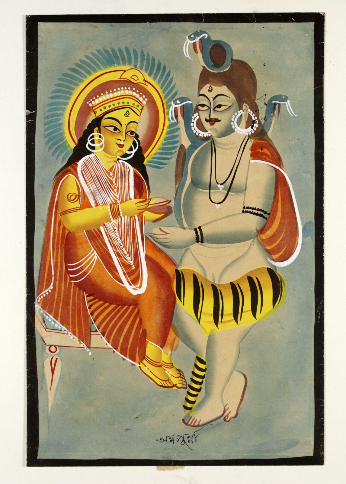 Annapurna and Shiva, ca. 1885