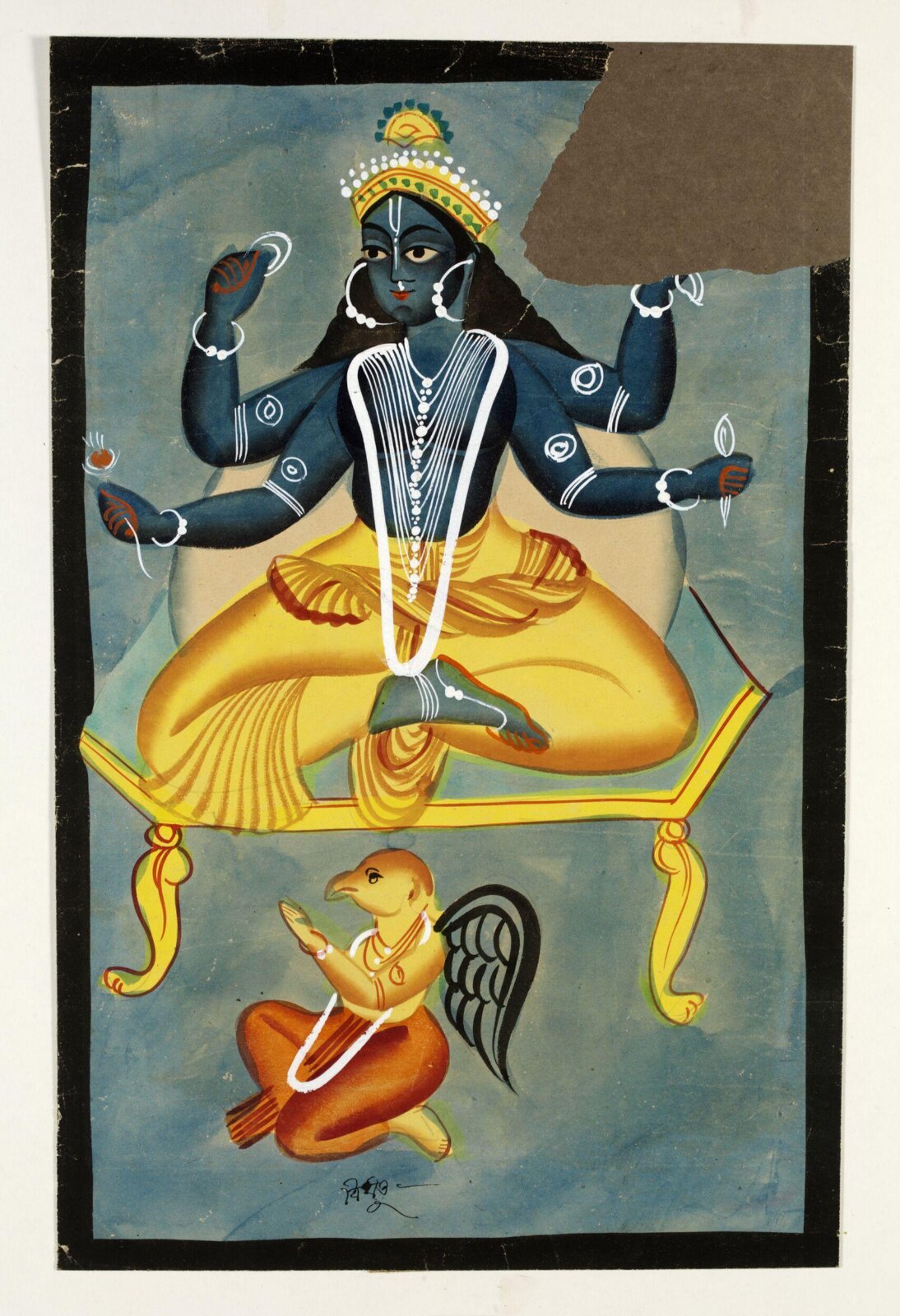 Vishnu and Garuda, ca. 1885