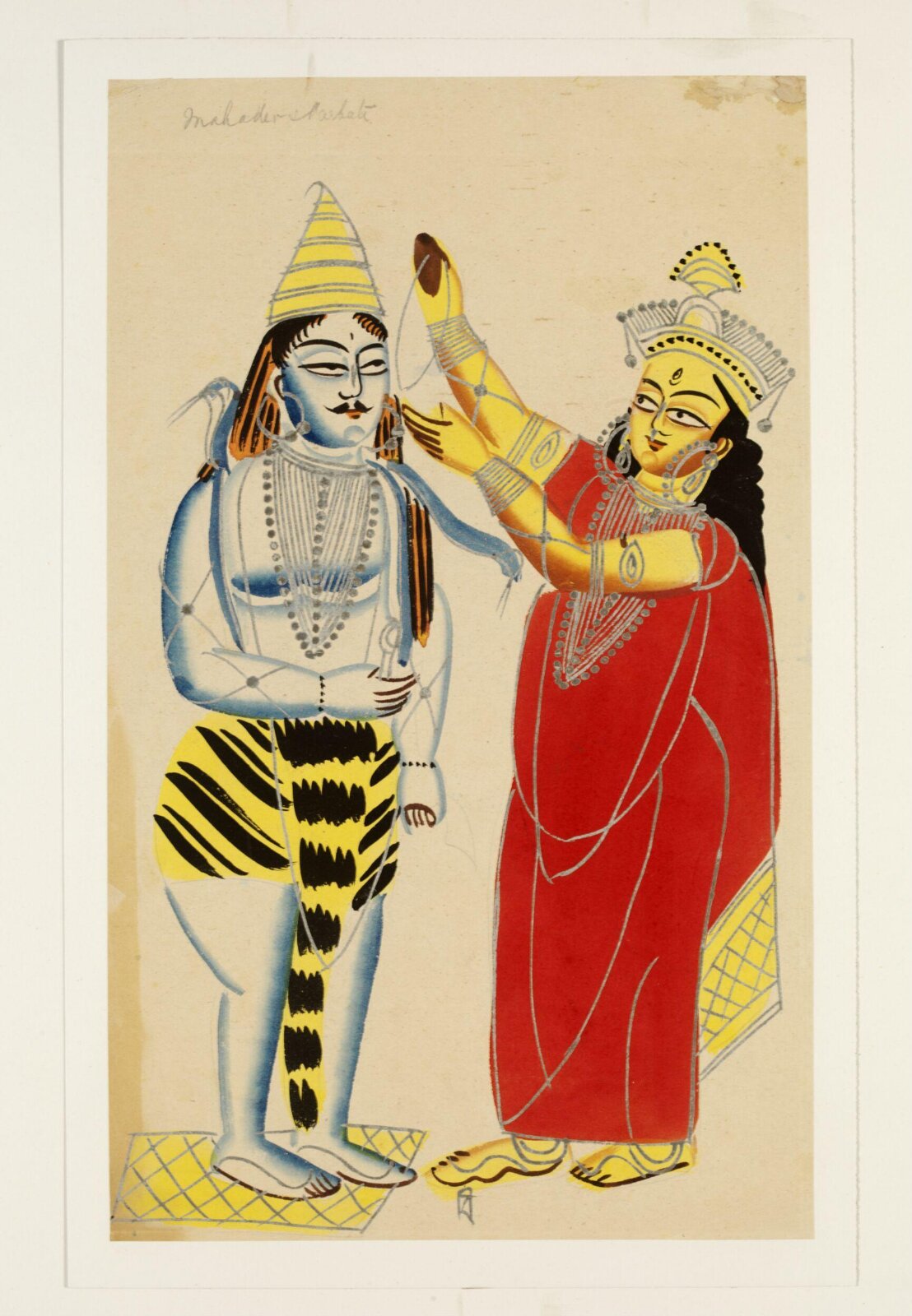 Parvati and Shiva, ca. 1885
