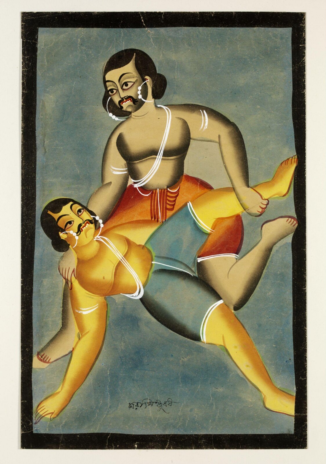 Bhima and Jarasandha, ca. 1885