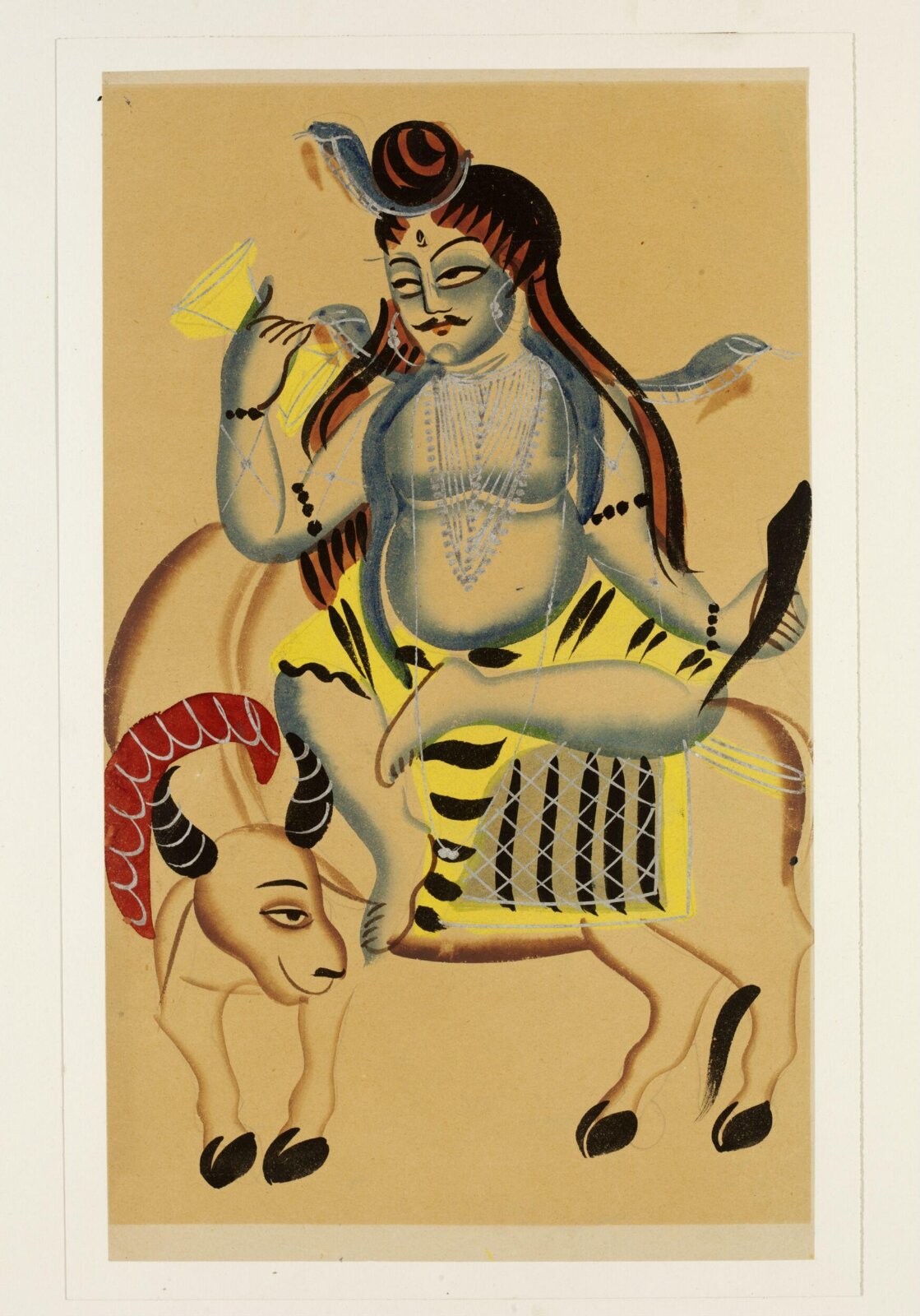 Shiva and Nandi, ca. 1885