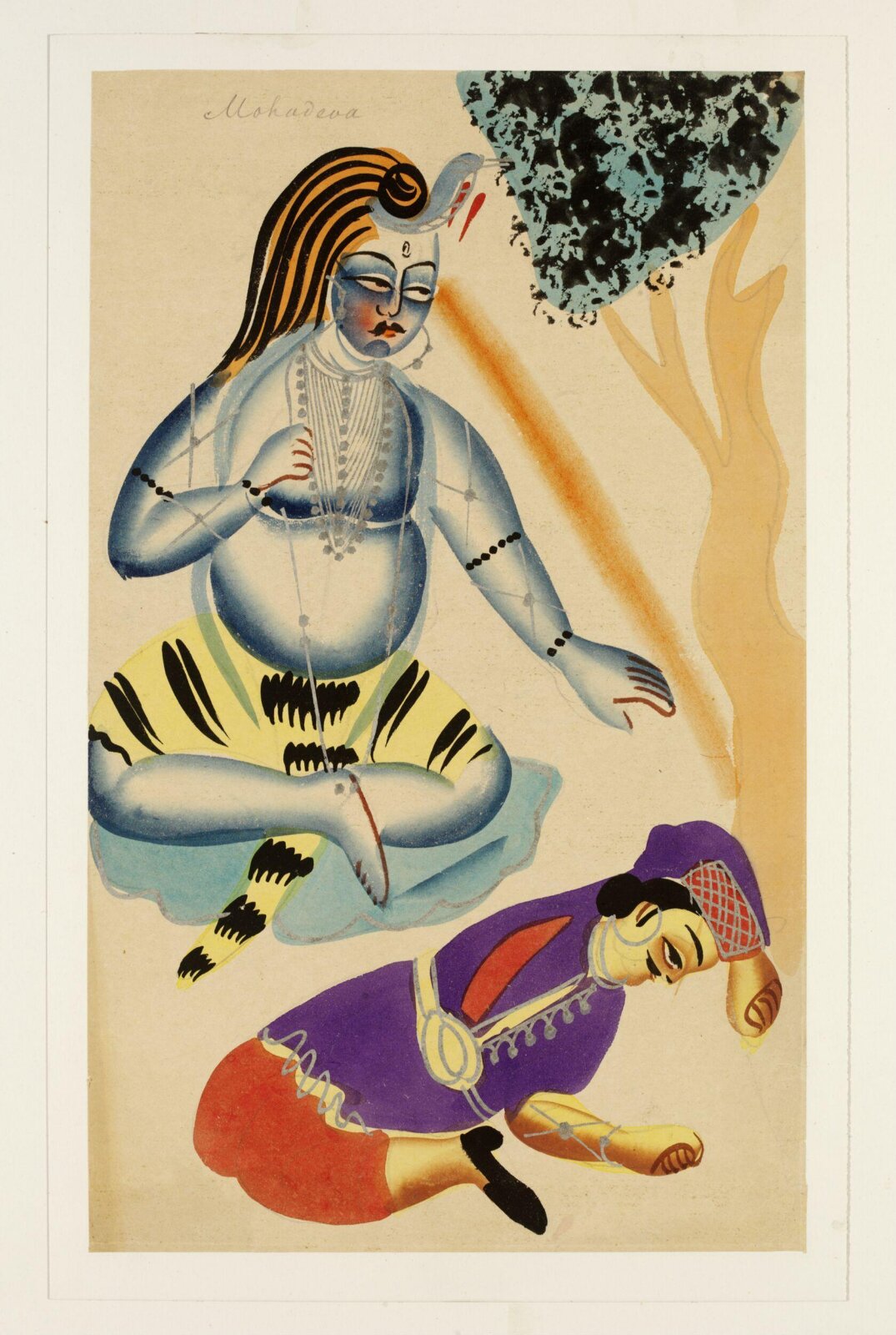 Shiva and Kama, ca. 1885