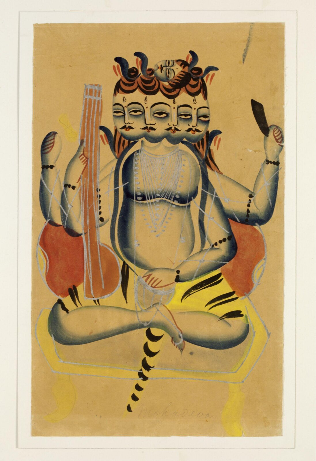 Shiva Panchanana, ca. 1885