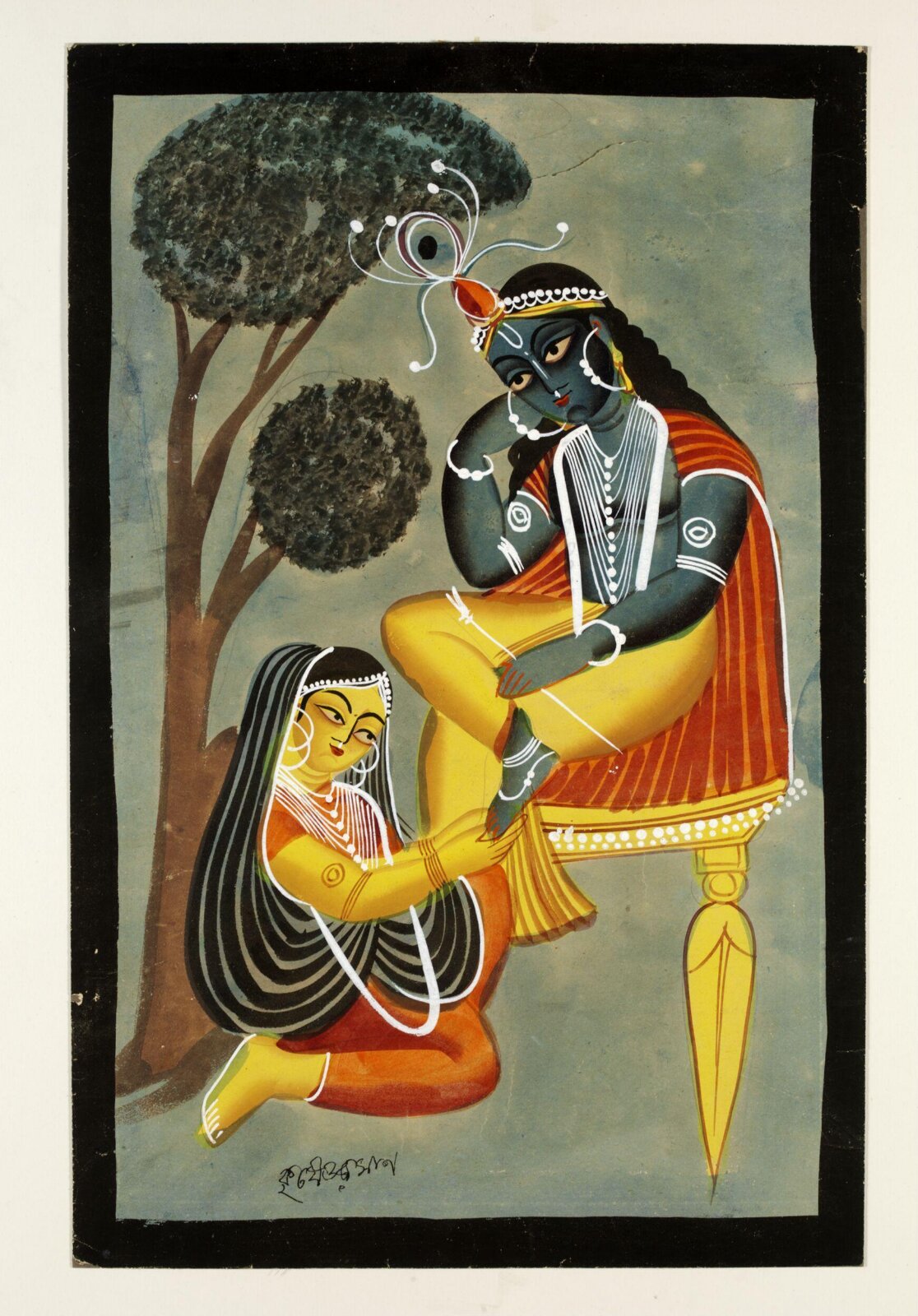 Radha and Krishna, ca. 1885