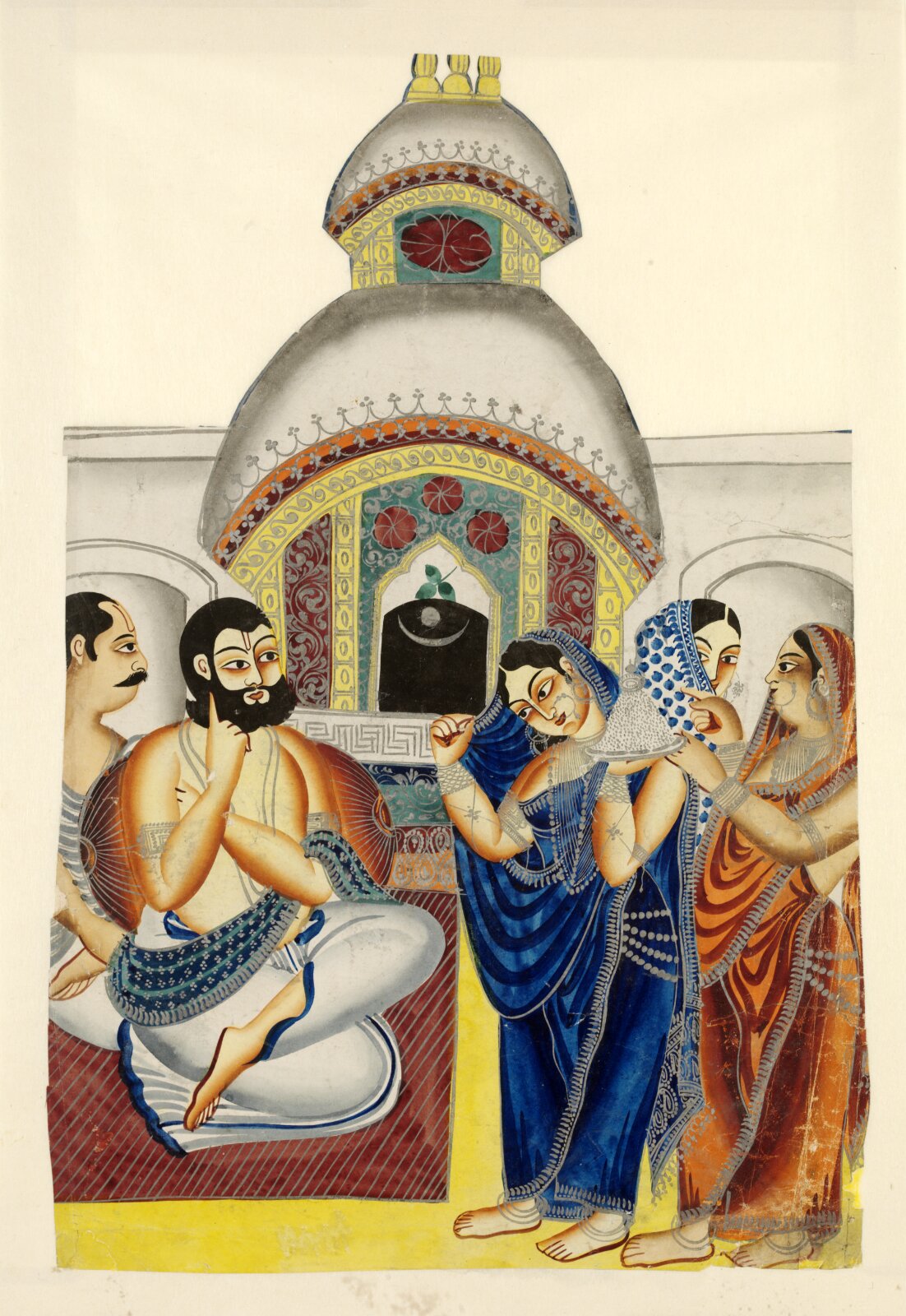 Elokeshi and the Mahant, ca. 1875