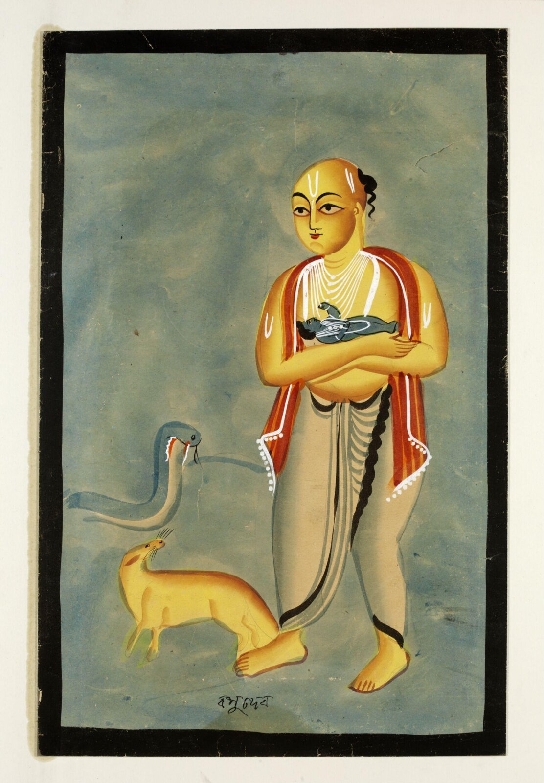 Vasudeva and Krishna, ca. 1885