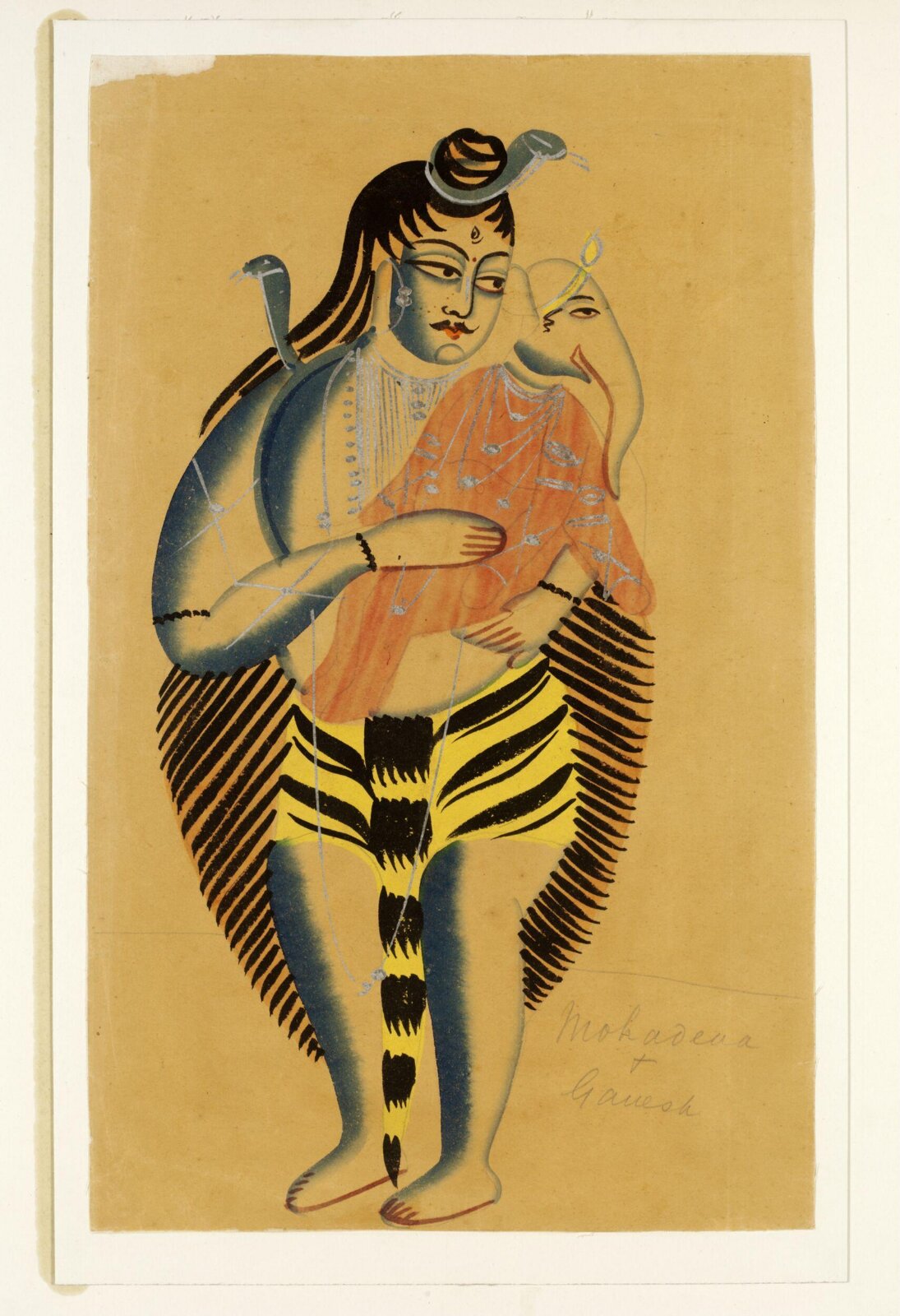 Shiva and Ganesha, ca. 1885