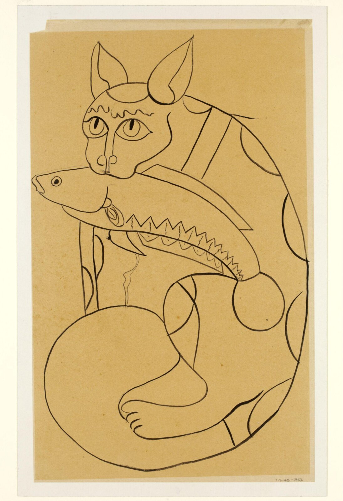 Drawing, Kanai Lal Ghosh, ca. 1920