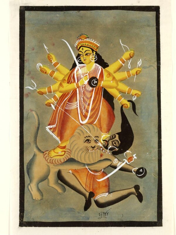 Durga and Mahishasura