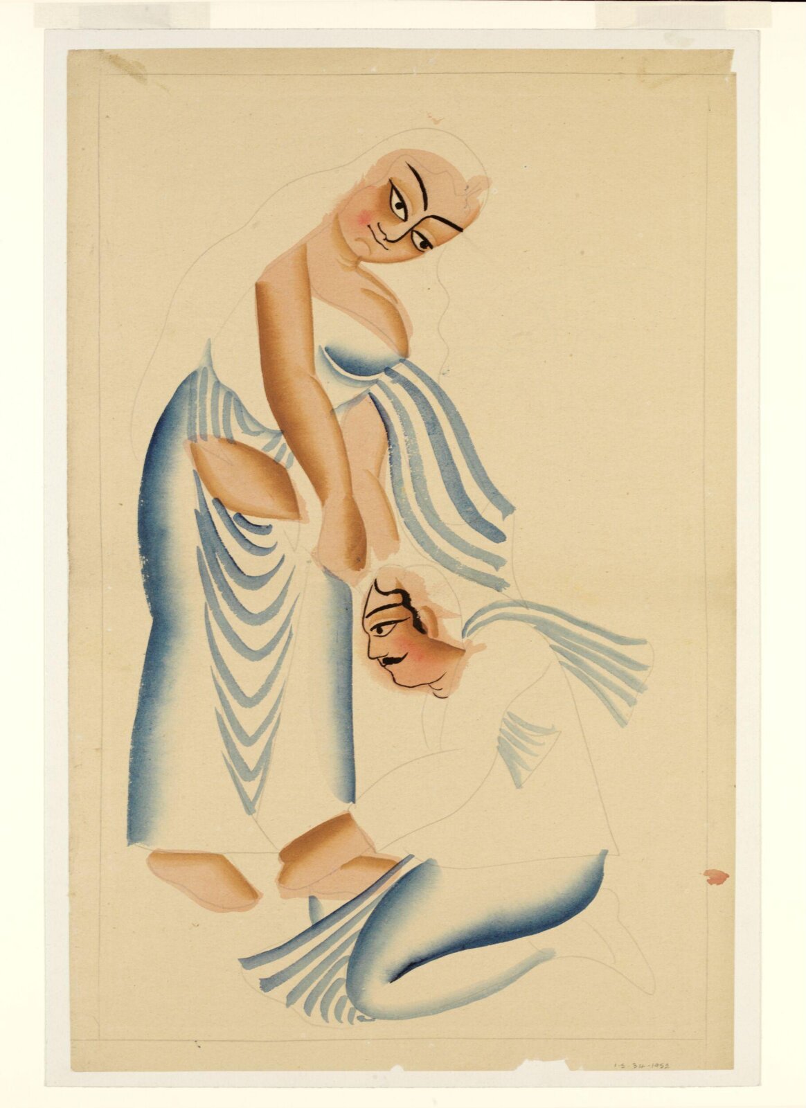 Painting, Nibaran Chandra Ghosh, ca. 1900