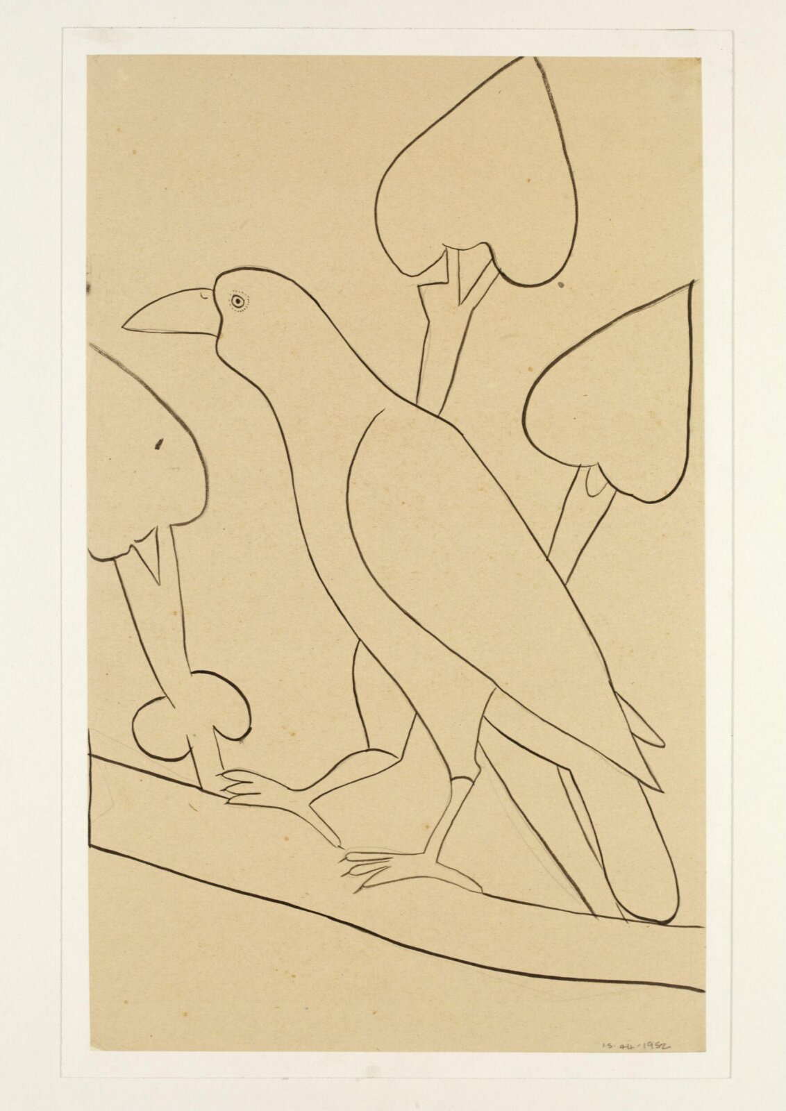 Drawing, Kanai Lal Ghosh, ca. 1920