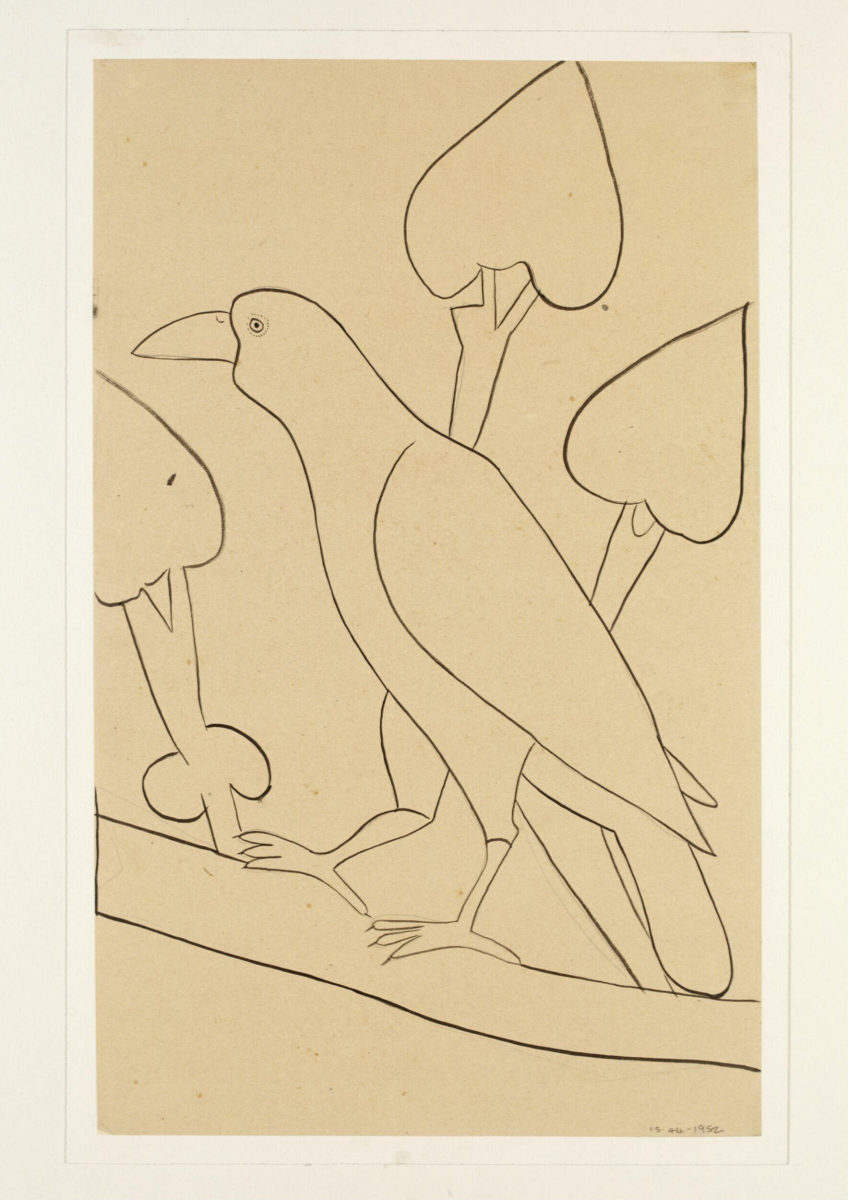 Drawing, Kanai Lal Ghosh, ca. 1920