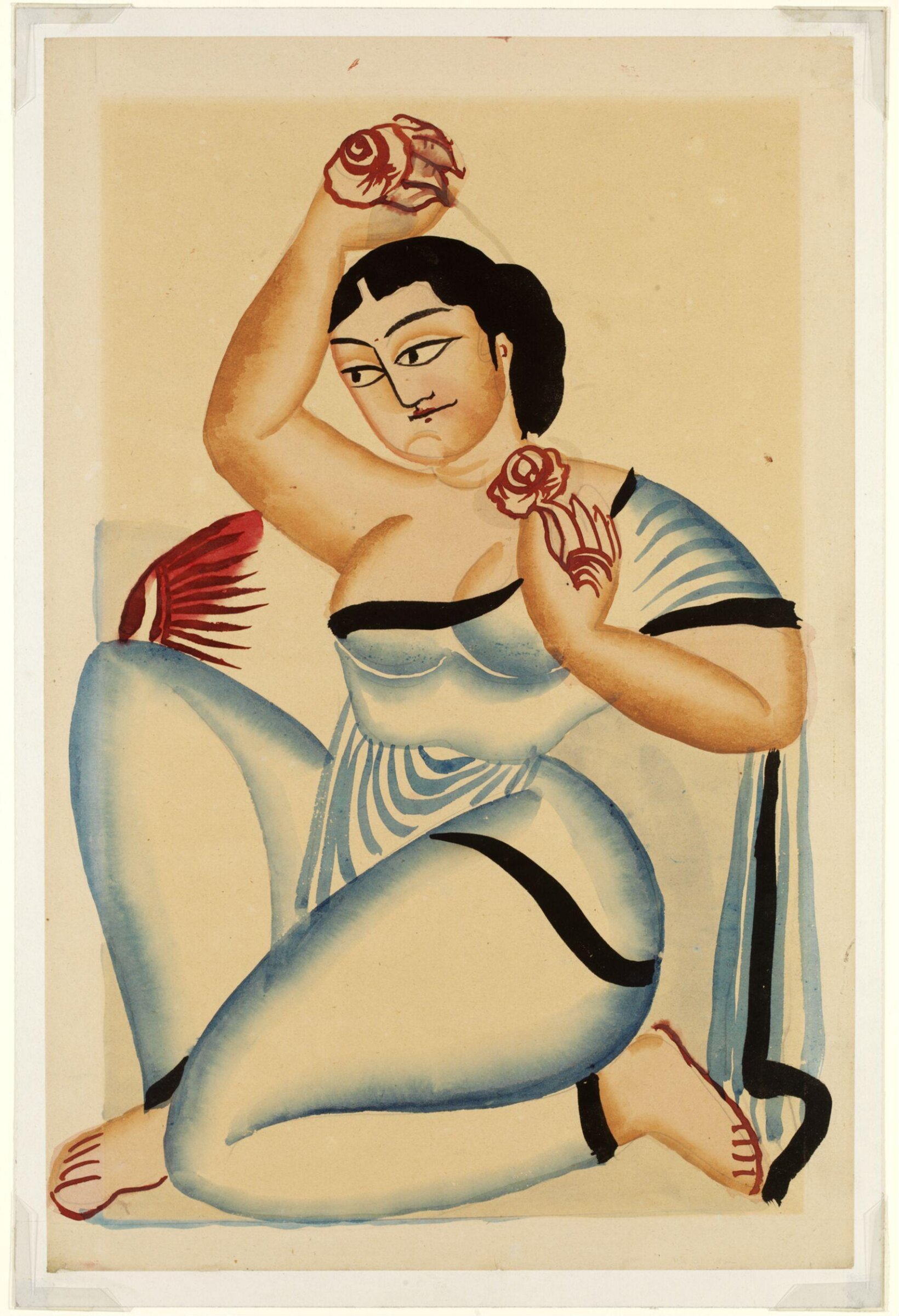 Painting, Nibaran Chandra Ghosh, ca. 1900