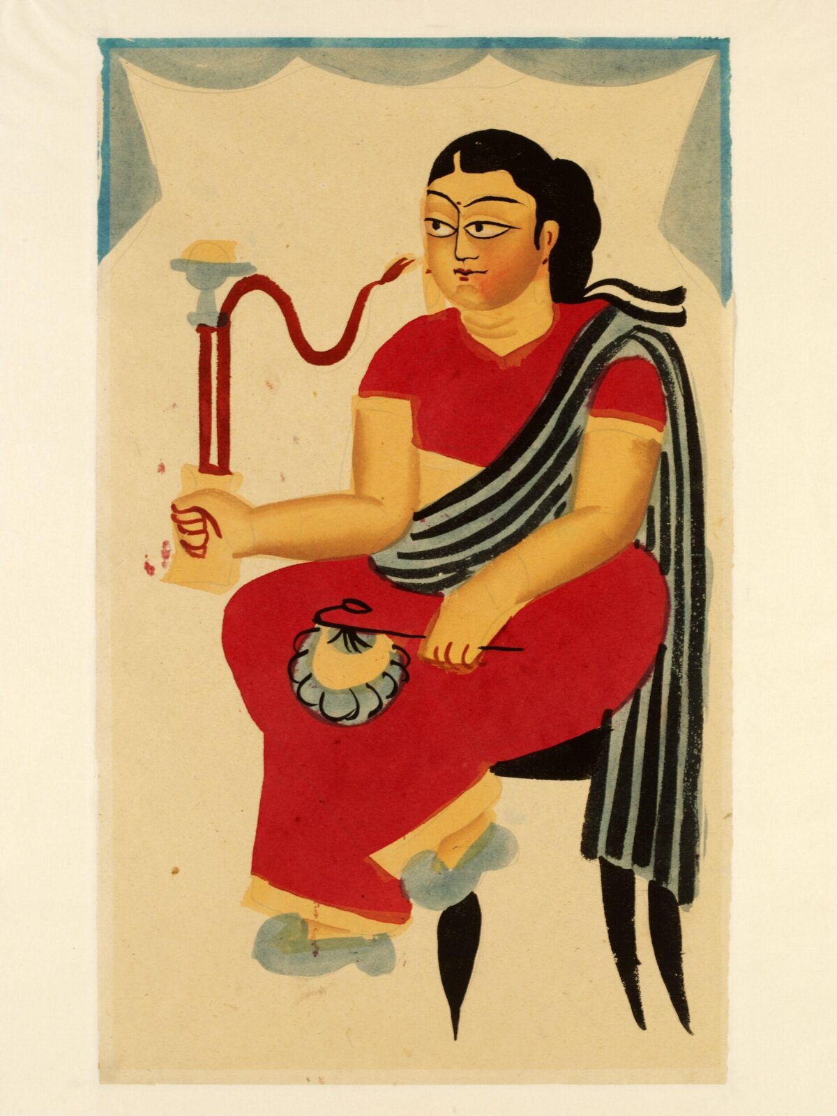 Painting, Kali Charan Ghosh, ca. 1900