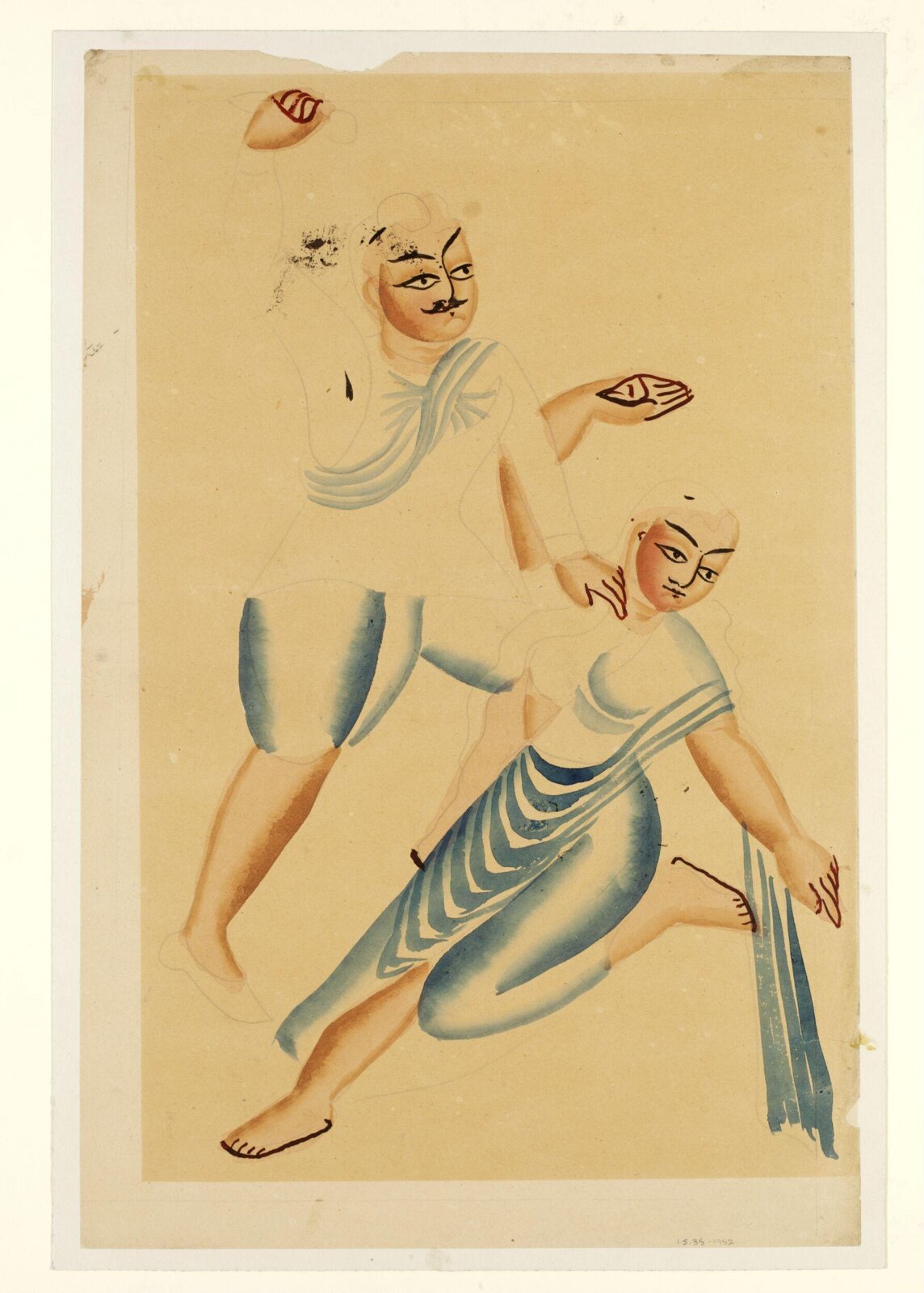 Drawing, Nibaran Chandra Ghosh, ca. 1900