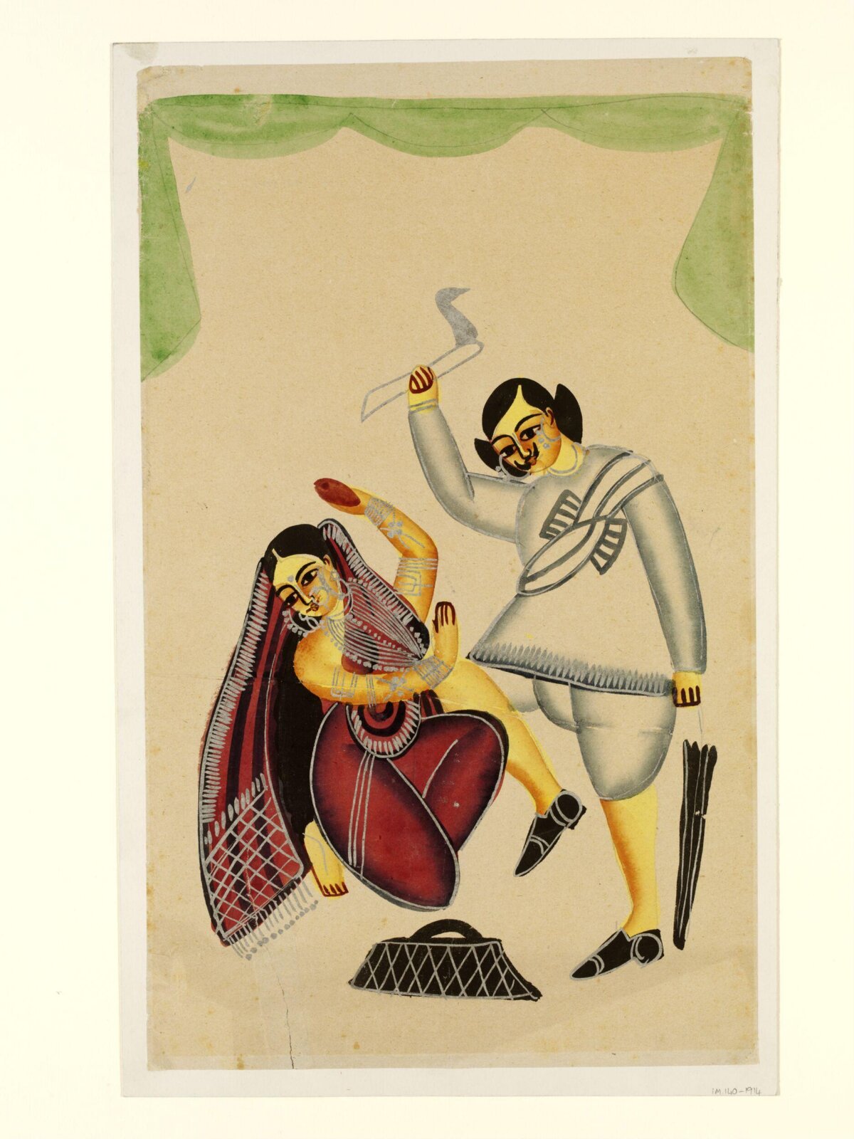 Nabin and Elokeshi, ca. 1890