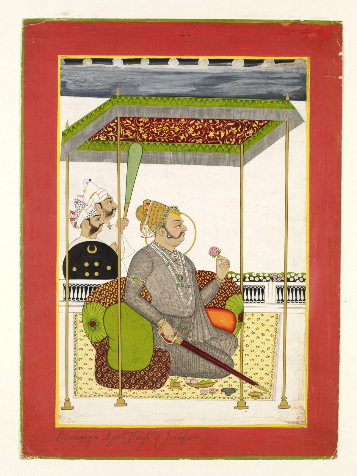 Maharaja Ajit Singh, ca. 1890