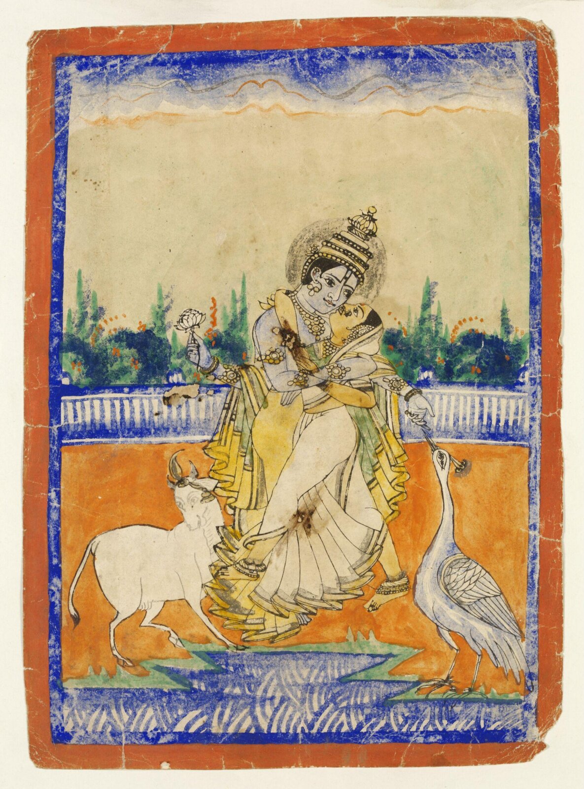 Krishna and Radha, 19th century