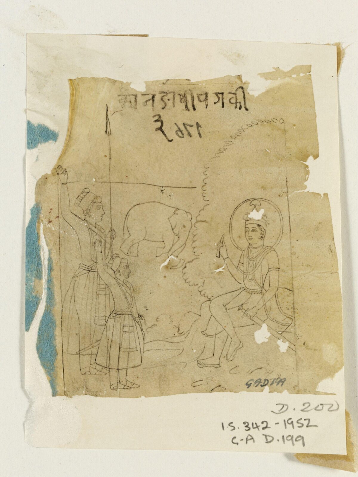 Kanada ragini, early 19th century