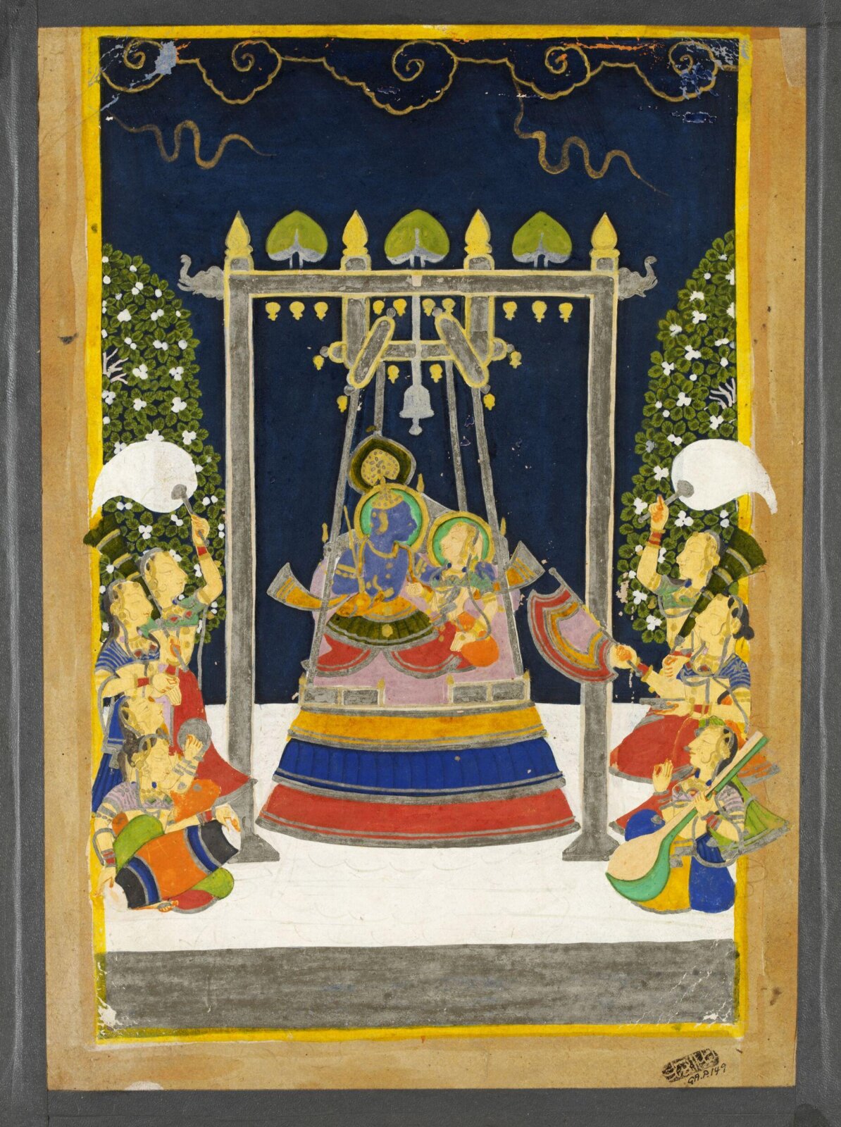 Radha and Krishna, ca. 1850