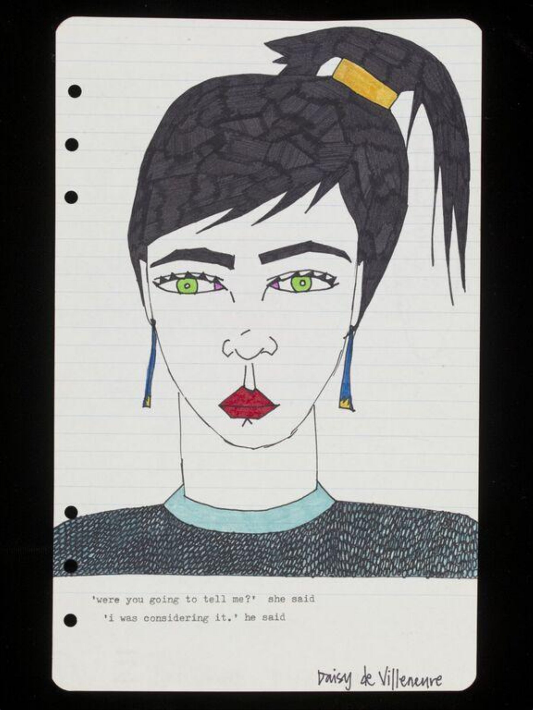 He Said She Said, Daisy de Villeneuve, 2001