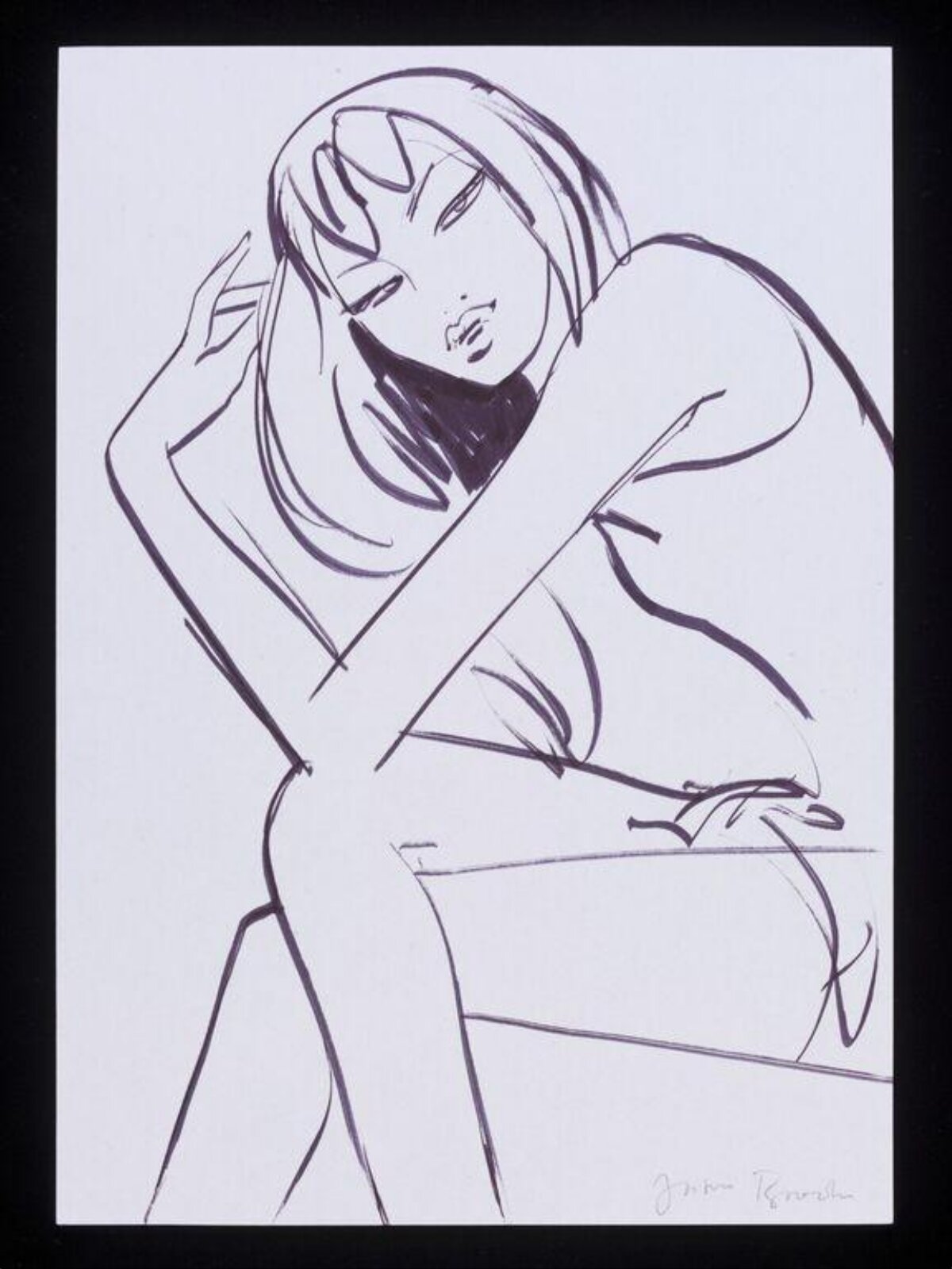 Drawing, Jason Brooks, late 20th-early 21st century