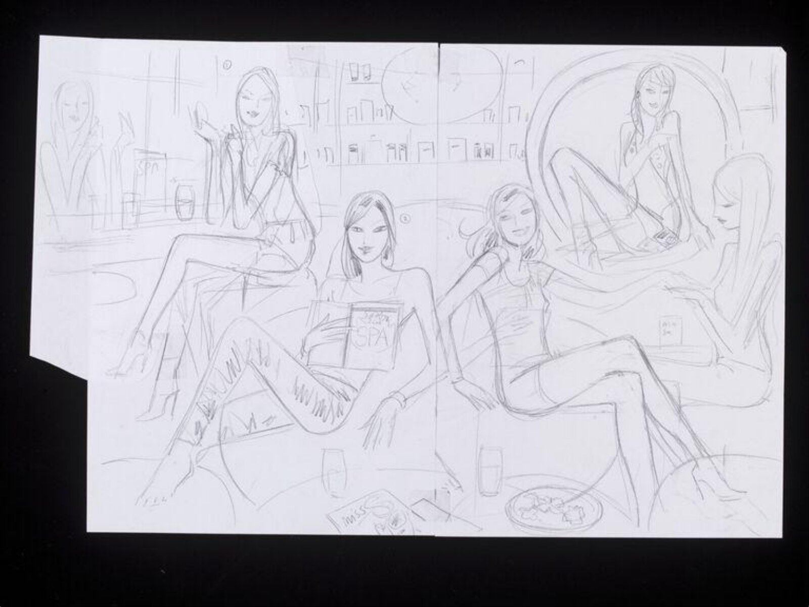 Drawing, Jason Brooks, late 20th-early 21st century