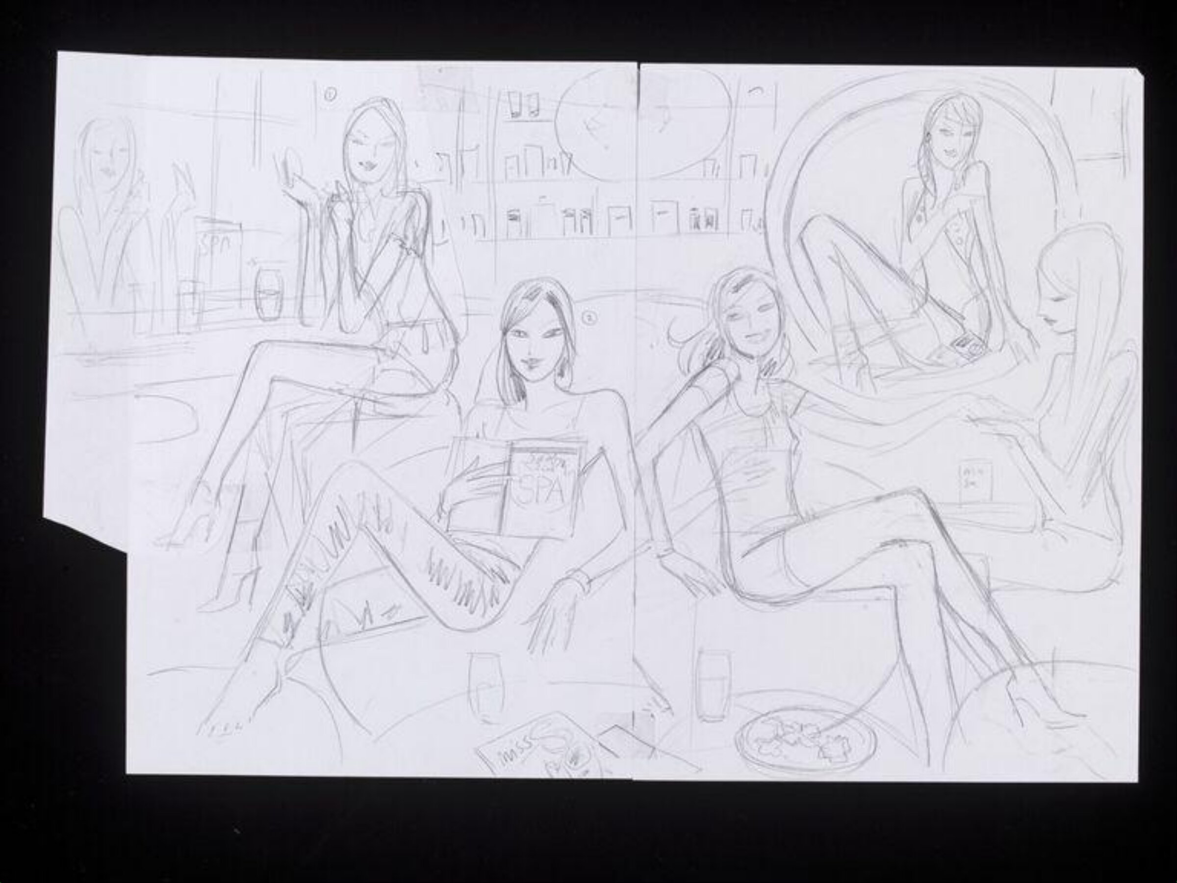 Drawing, Jason Brooks, late 20th-early 21st century