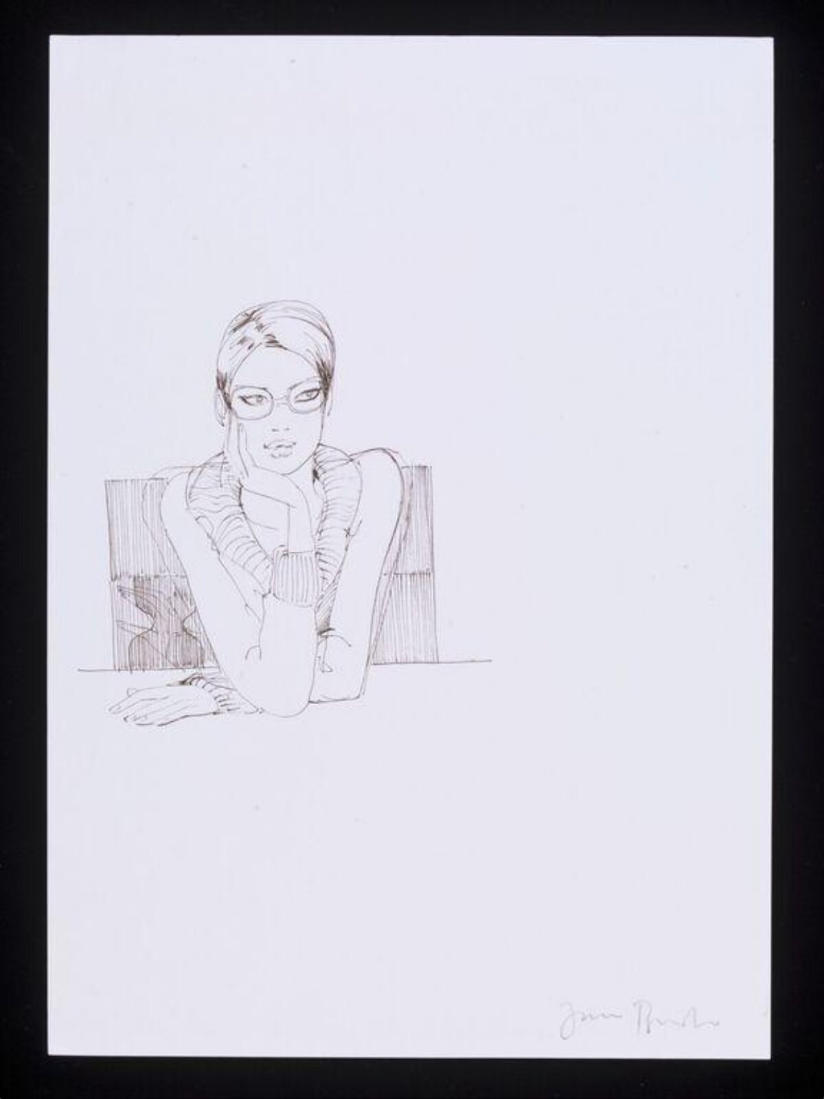 Drawing, Jason Brooks, late 20th-early 21st century