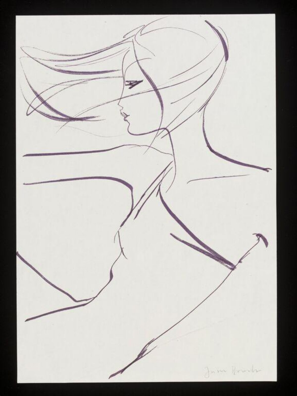 Drawing, Jason Brooks, late 20th-early 21st century