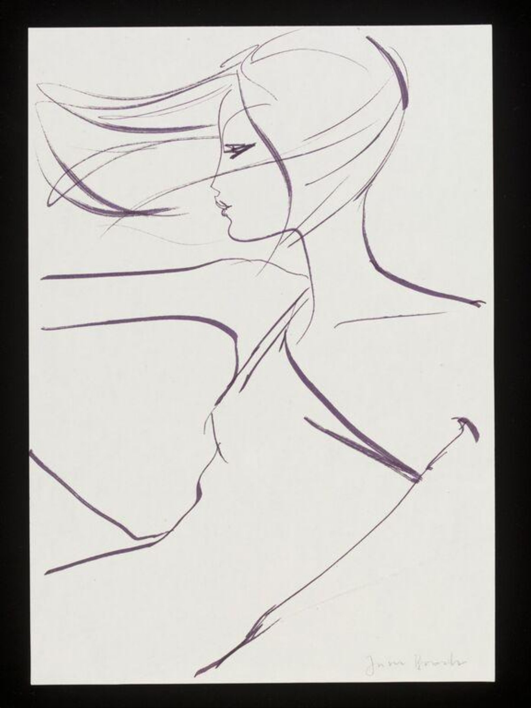 Drawing, Jason Brooks, late 20th-early 21st century