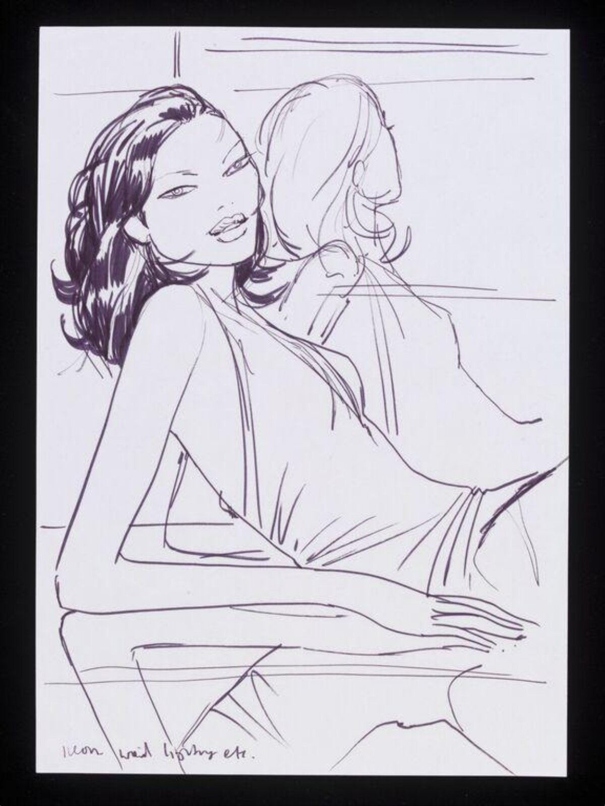 Drawing, Jason Brooks, late 20th-early 21st century