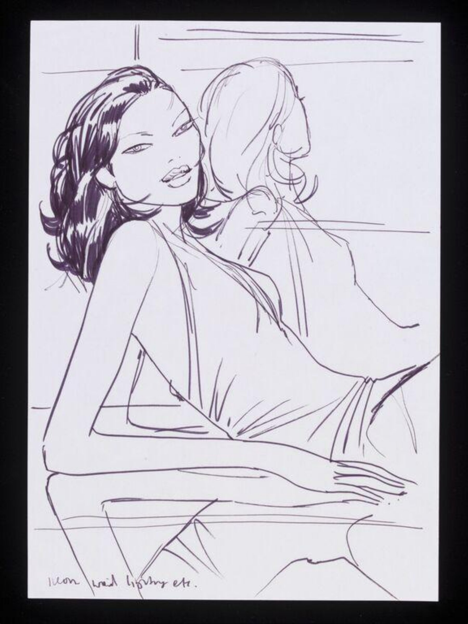 Drawing, Jason Brooks, late 20th-early 21st century