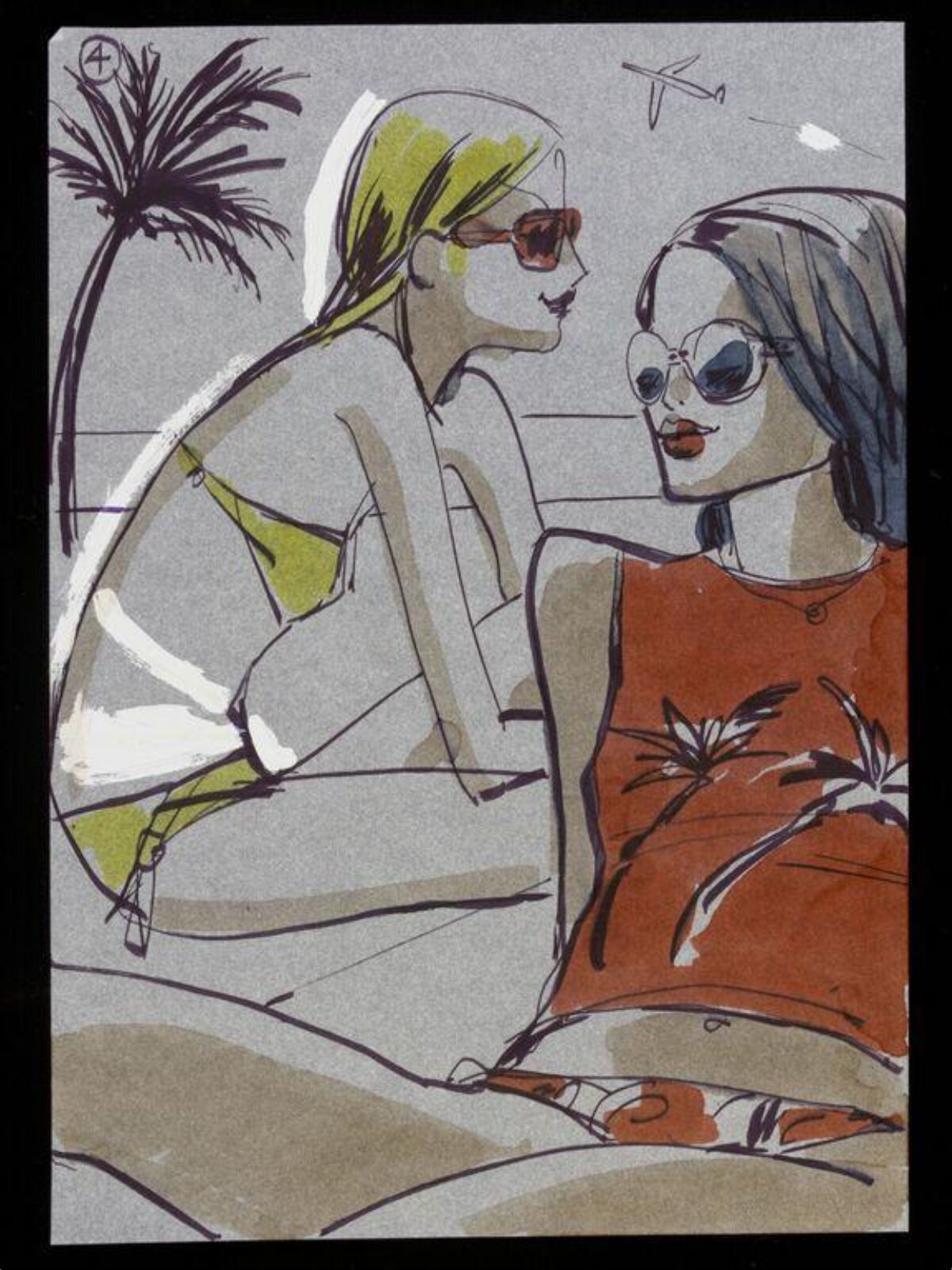 Drawing, Jason Brooks, late 20th-early 21st century