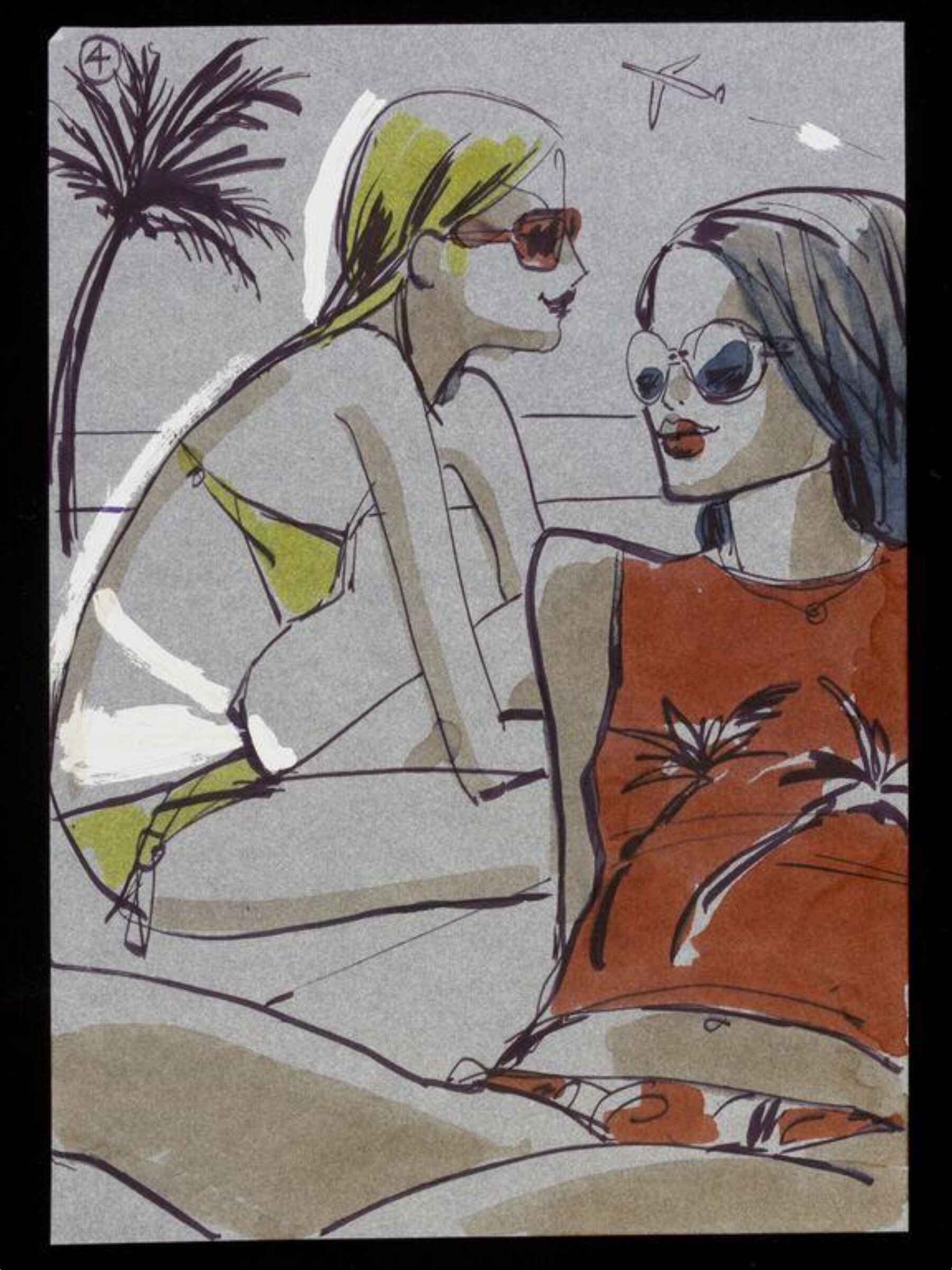 Drawing, Jason Brooks, late 20th-early 21st century