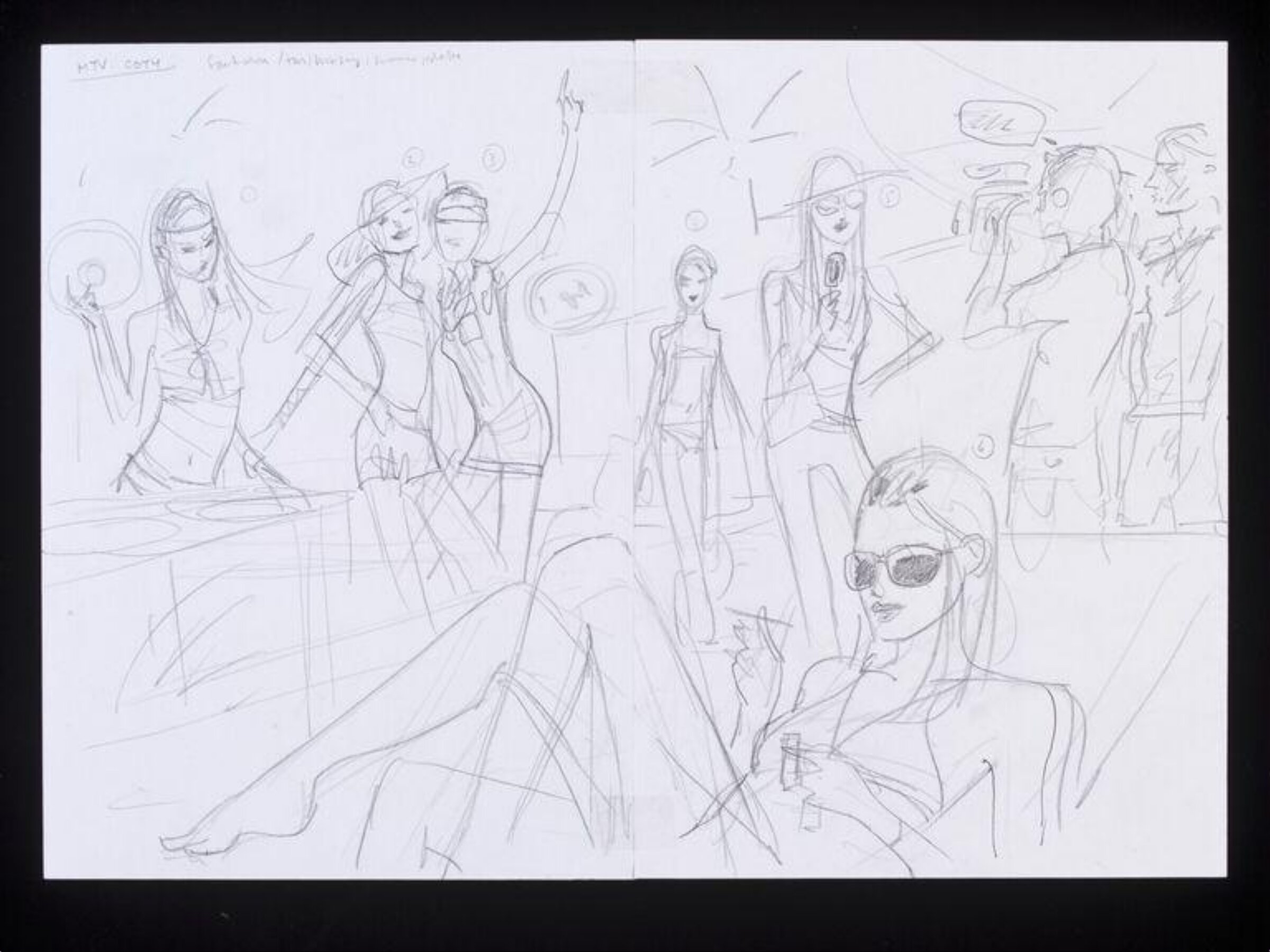 Drawing, Jason Brooks, late 20th-early 21st century
