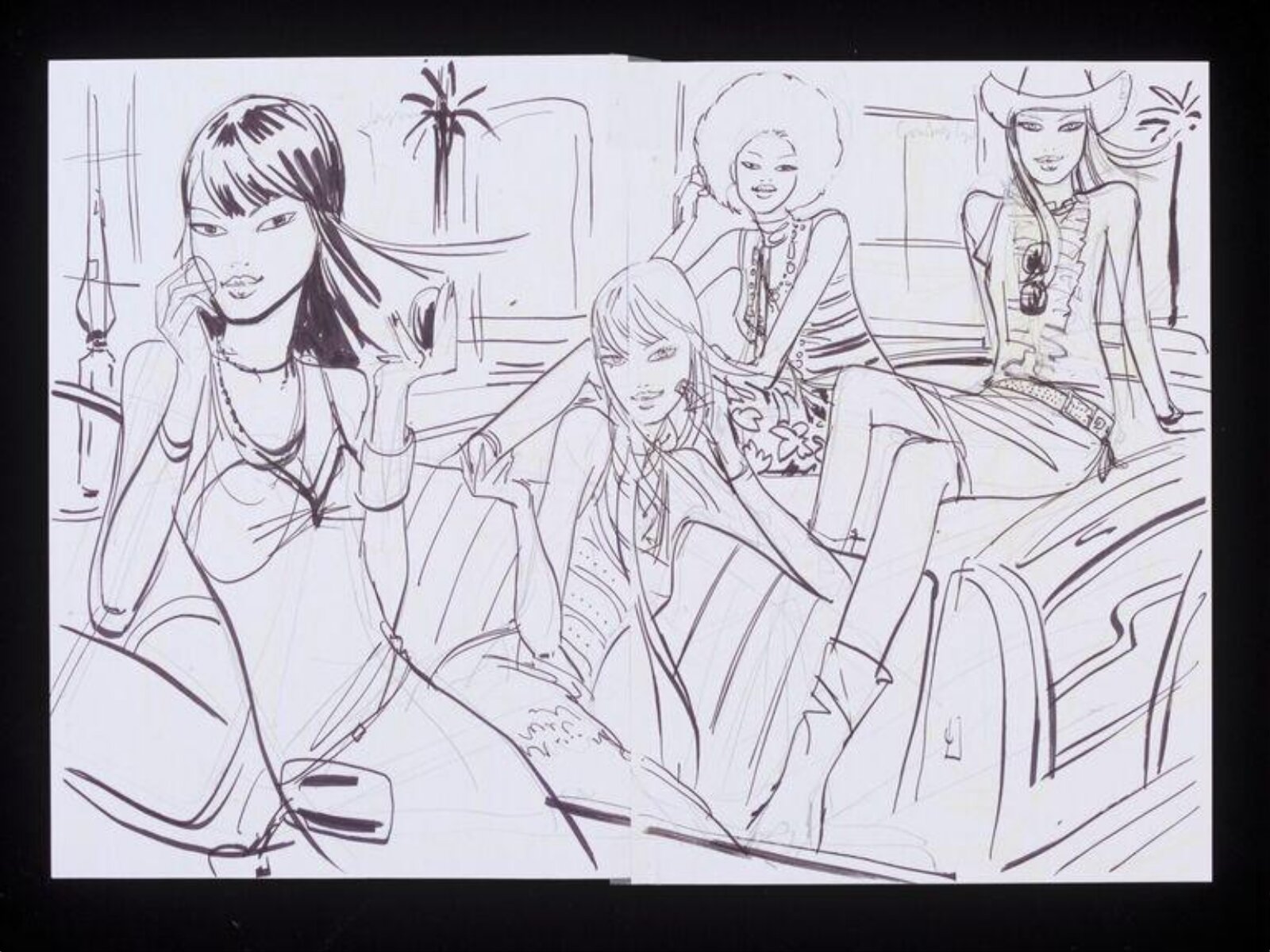 Drawing, Jason Brooks, late 20th-early 21st century