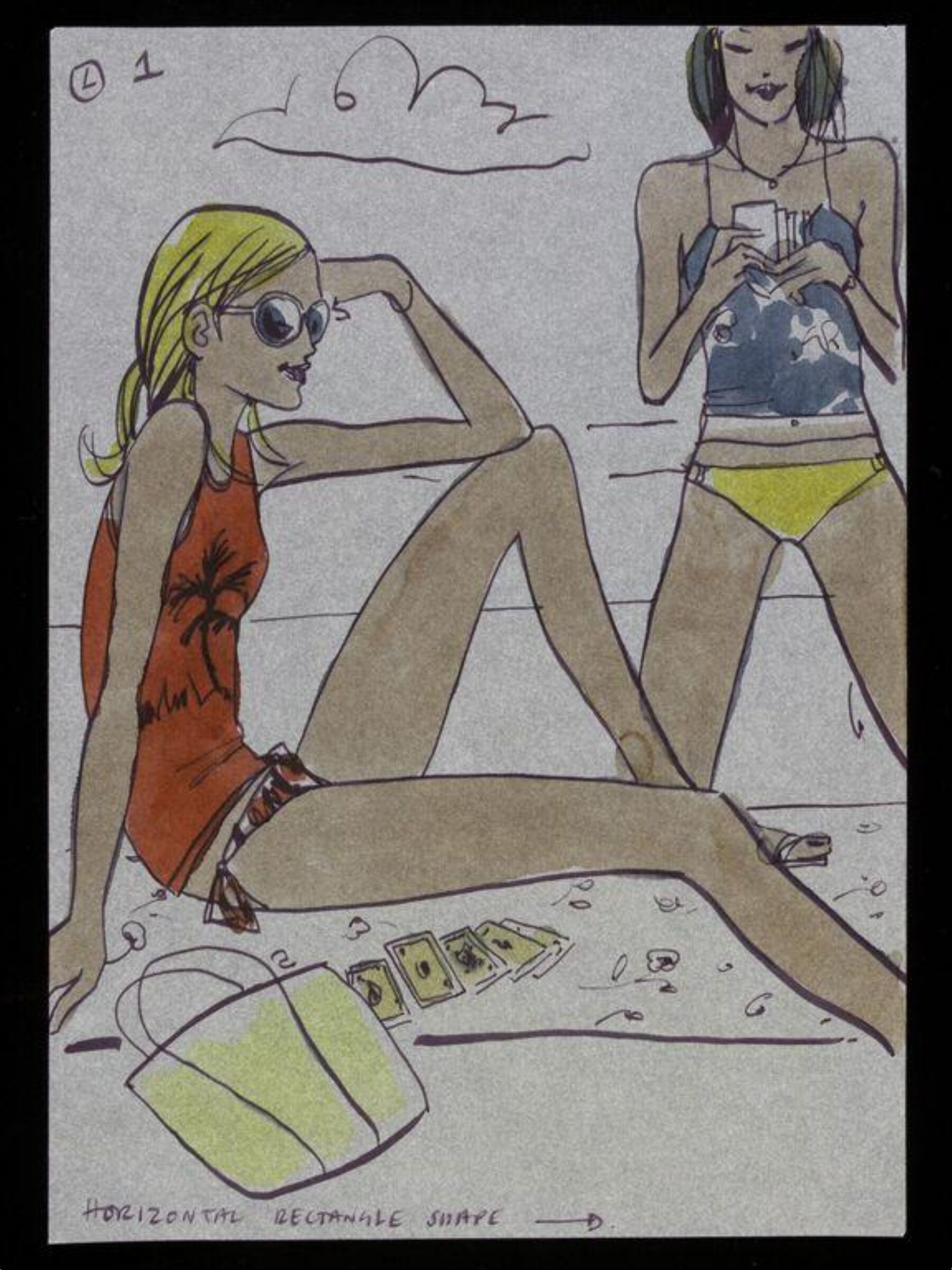 Drawing, Jason Brooks, late 20th-early 21st century