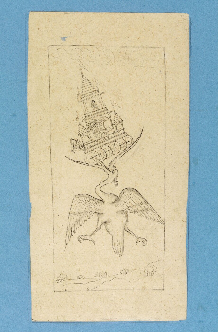 Unknown, Jatayu carrying Ravana's chariot