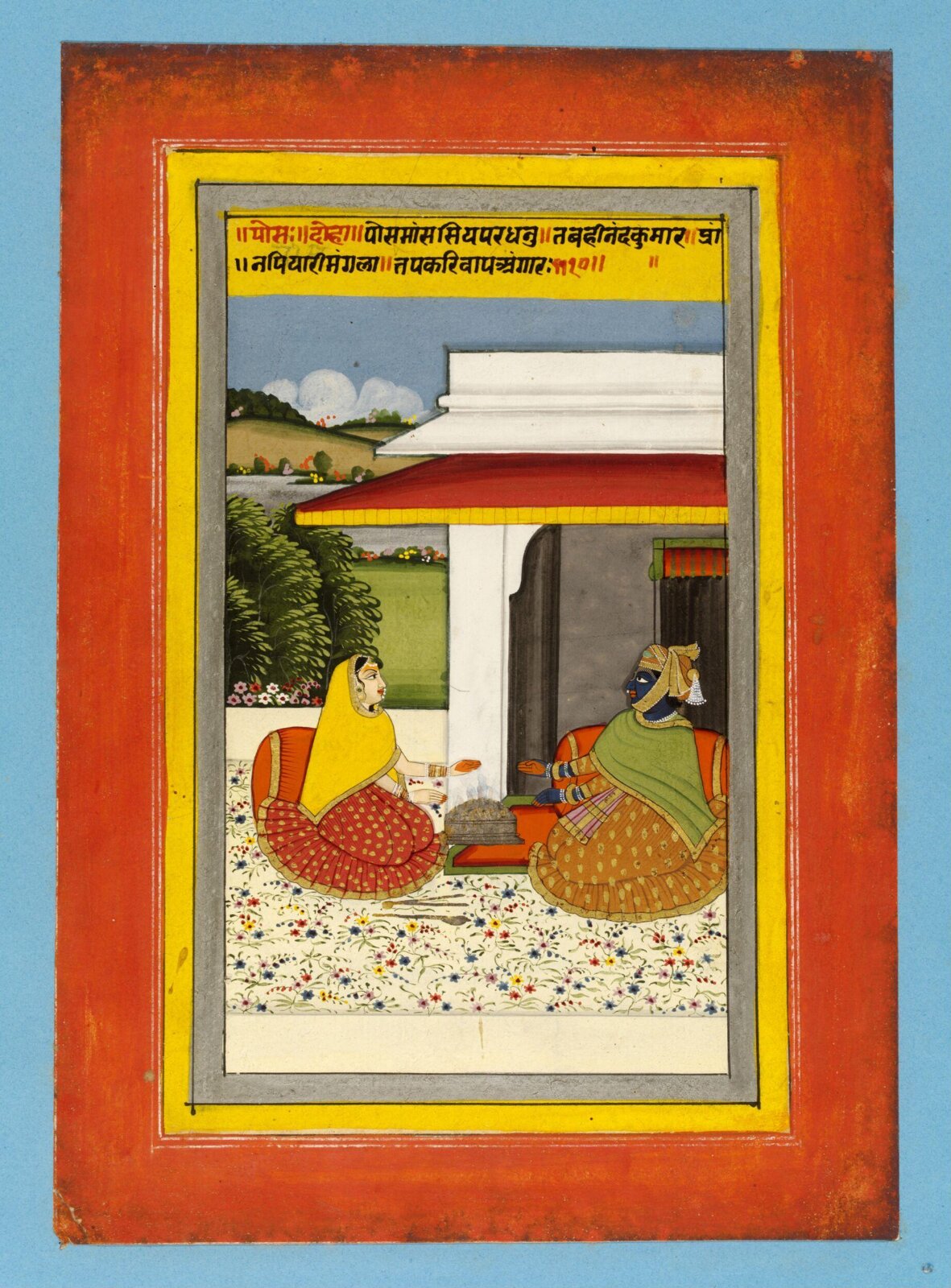 Radha and Krishna, mid 19th century