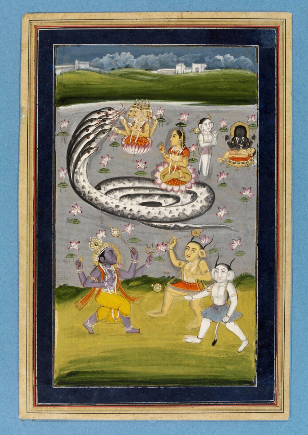 Unknown, Krishna and Kaliya
