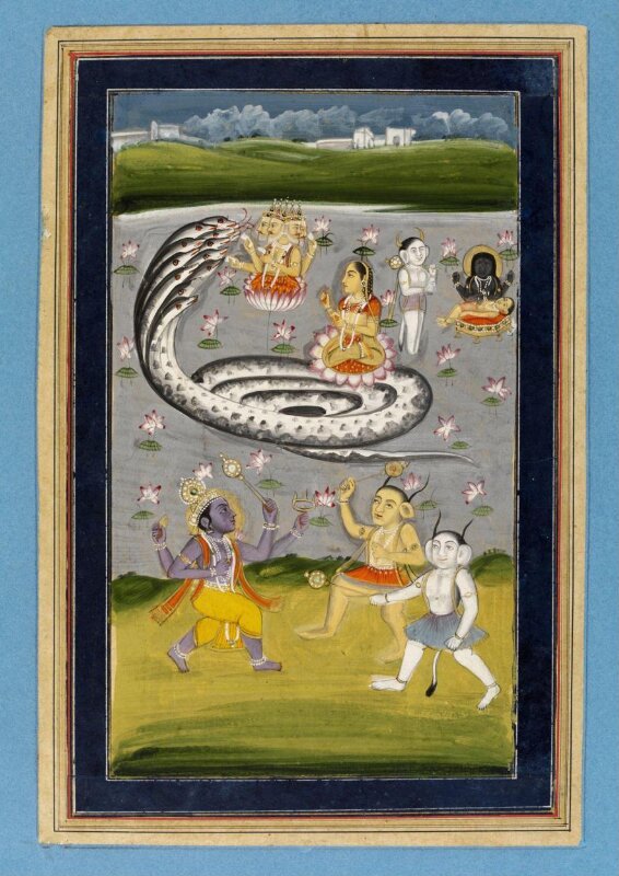 Krishna and Kaliya