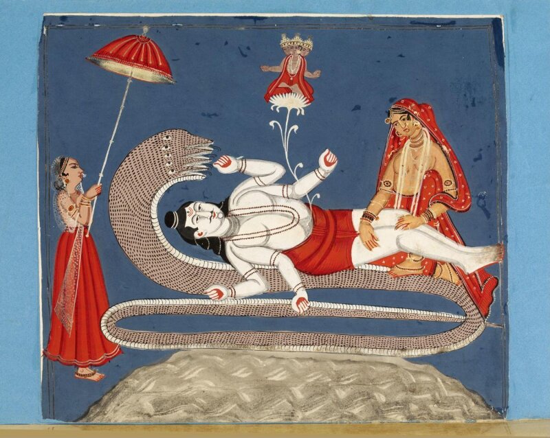 Vishnu and Ananta