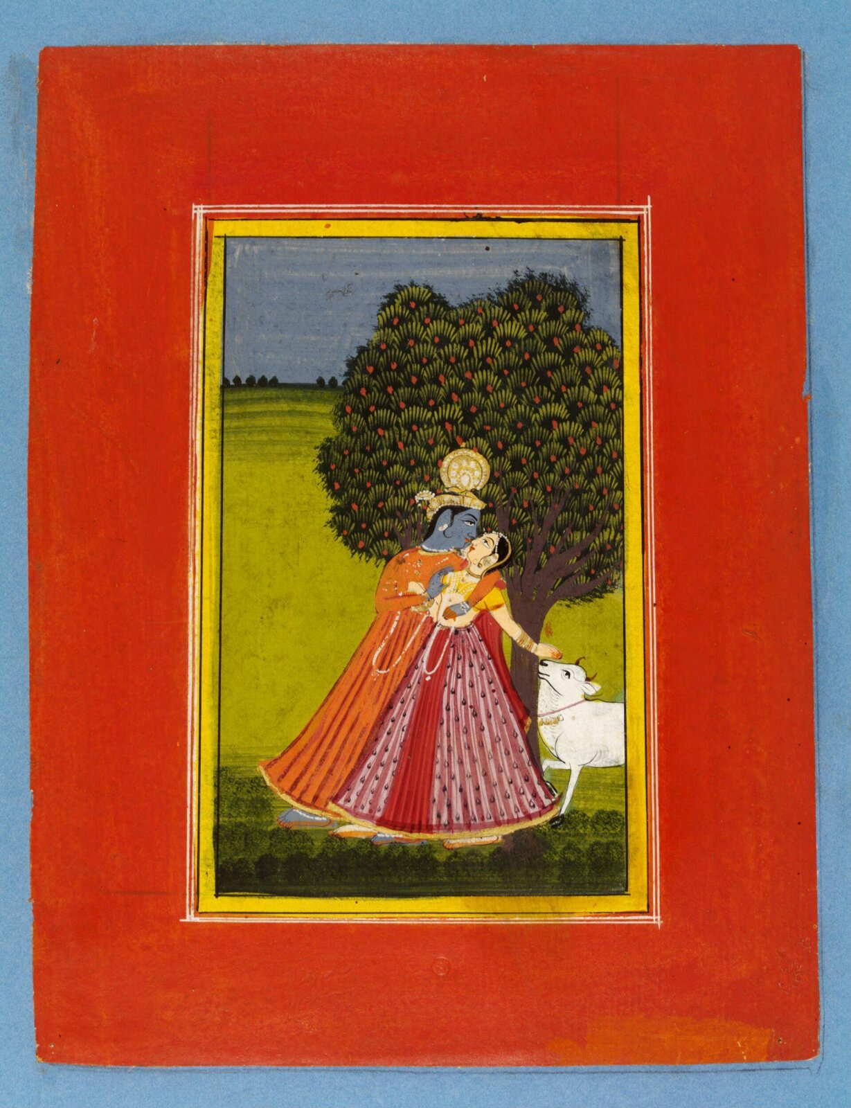 Krishna and Radha, mid 19th century