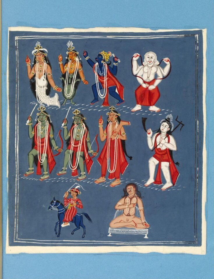 Ten avataras of Vishnu top image