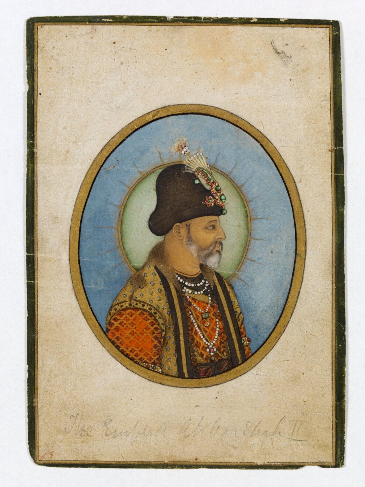 Emperor Akbar Shah II, ca. 1890