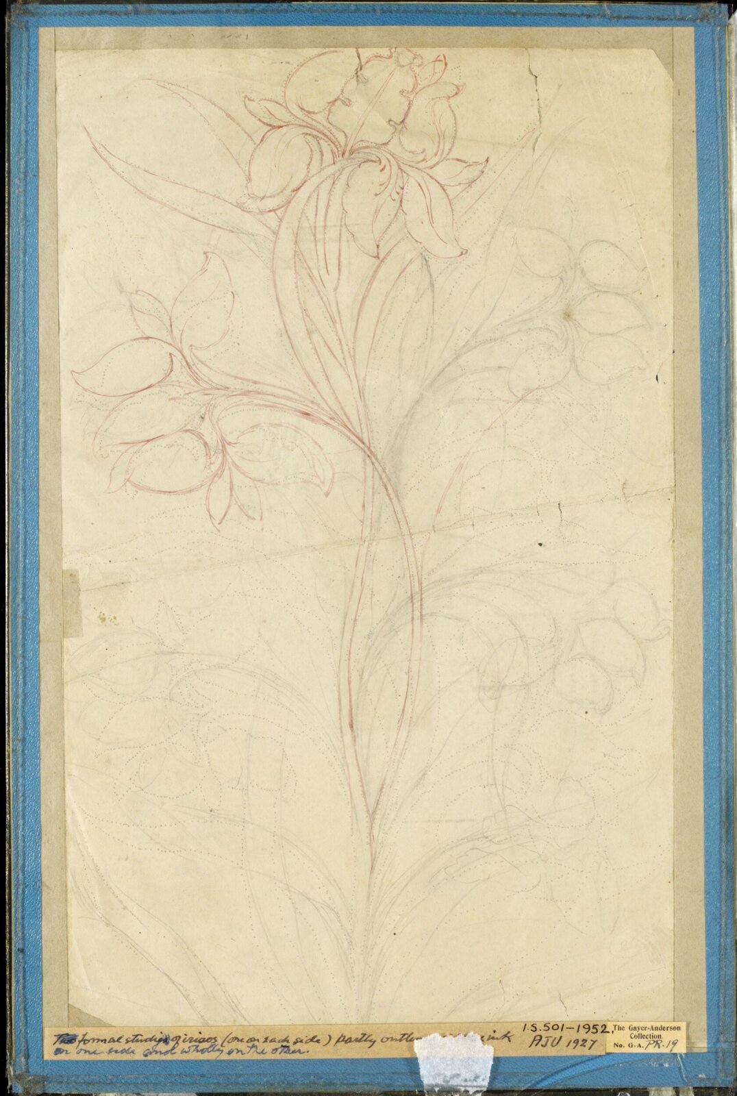 Cartoon (working drawing), ca. 1830